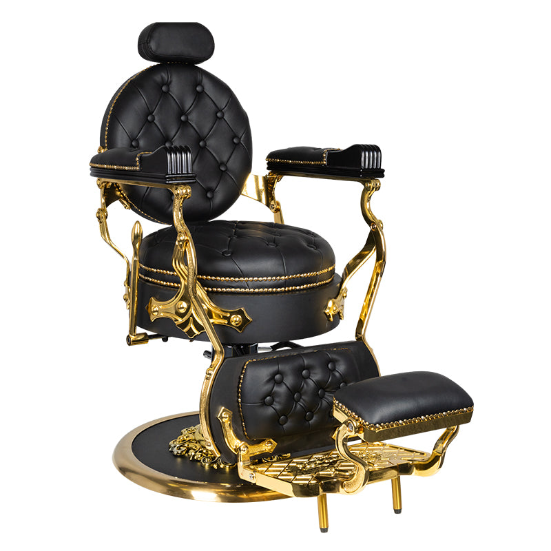 Barberstoel Gabbiano Cesare Goud Zwart 1