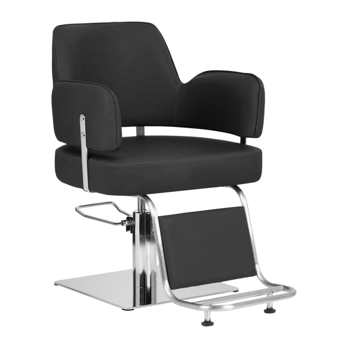 Kappersstoel Gabbiano Linz Zilver Zwart 1