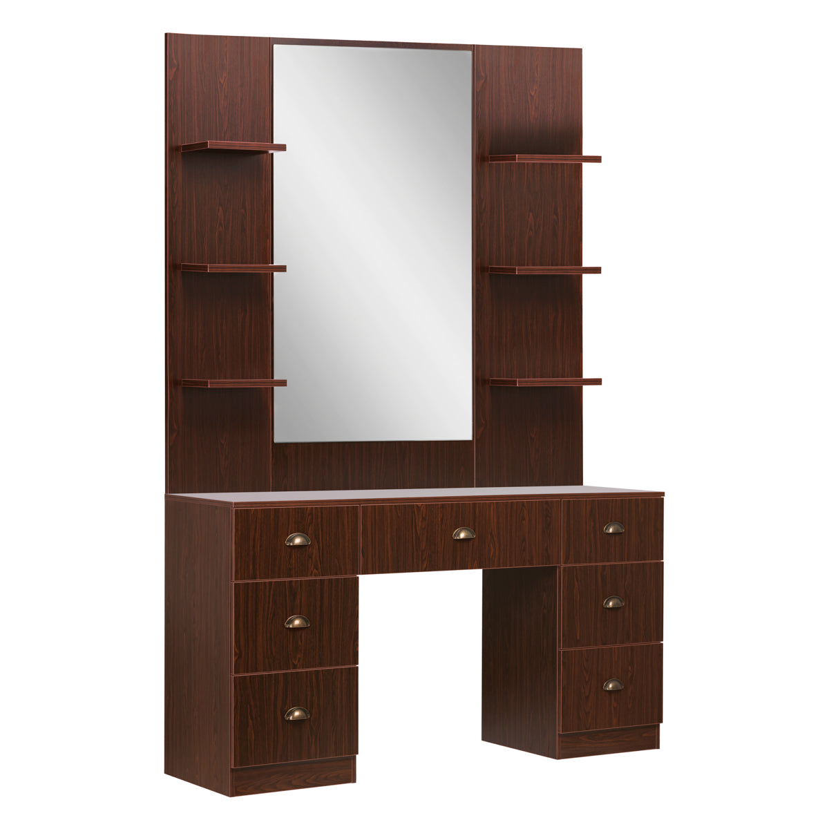 Kaptafel Kapperssalon MT-1112 Walnoot 1