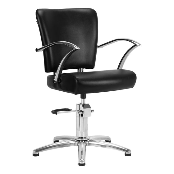 Kappersstoel Gabbiano Dallas Zwart