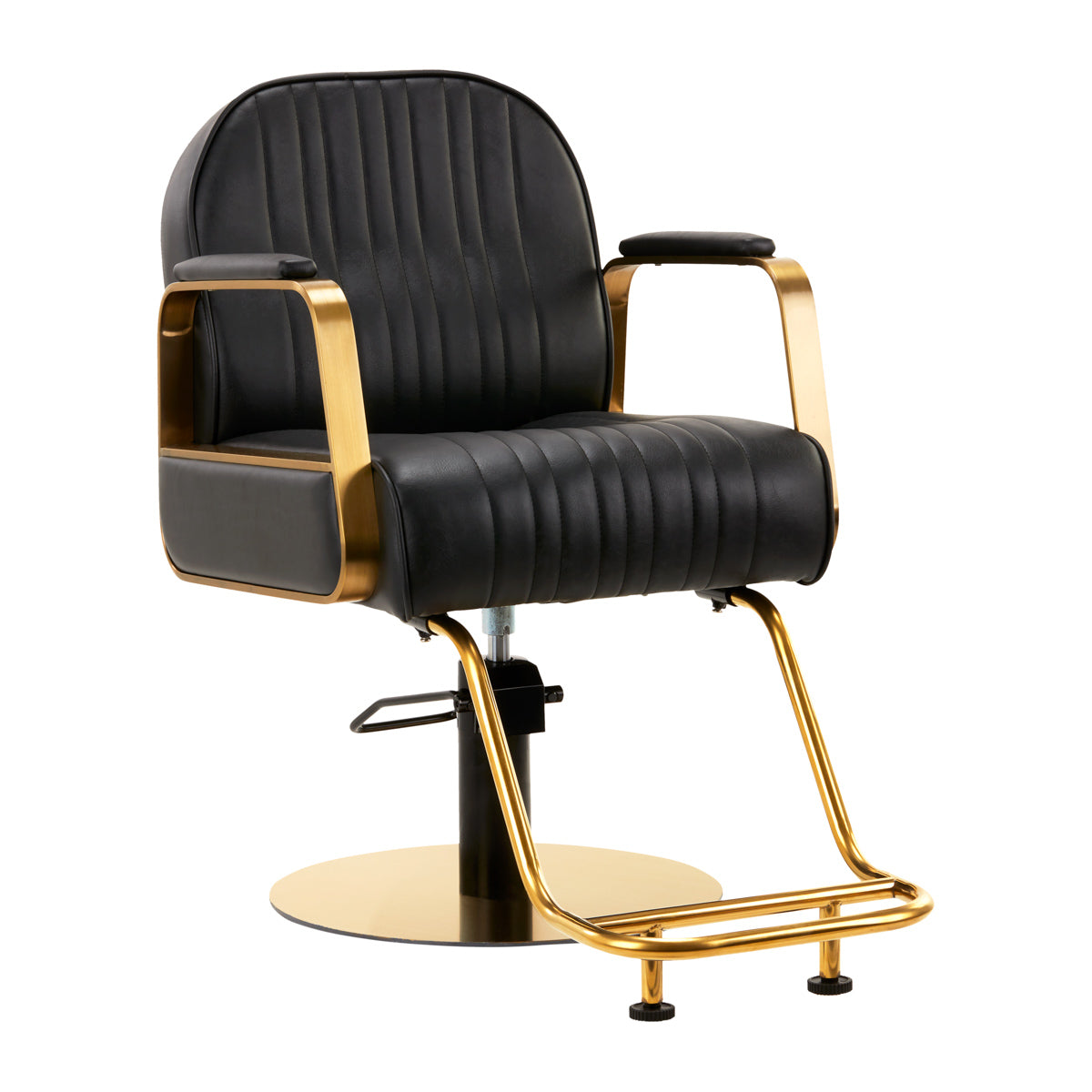 Kappersstoel Hair System Acri Goud Zwart 1