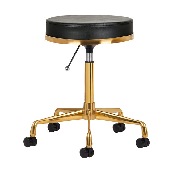 Tabouret Verstelbaar H4 Goud-Zwart