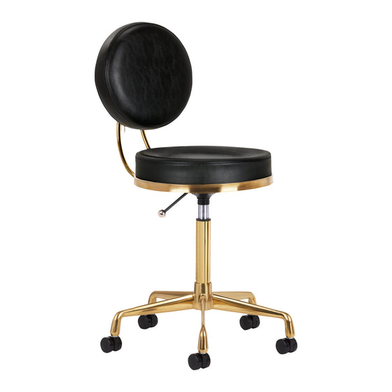Tabouret Verstelbaar H5 Goud-Zwart
