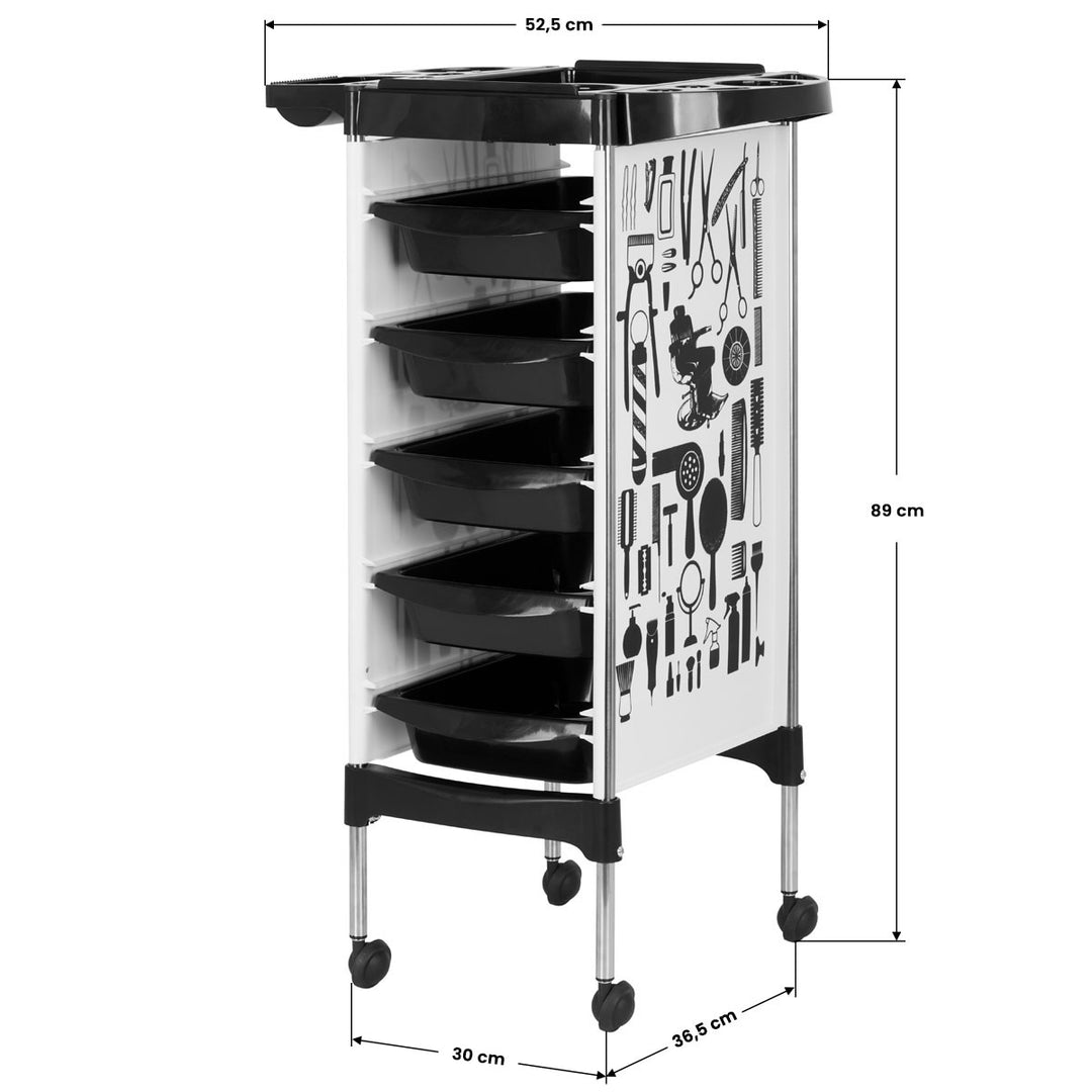 Werkwagen Gabbiano X11-6 Graph Wit 8