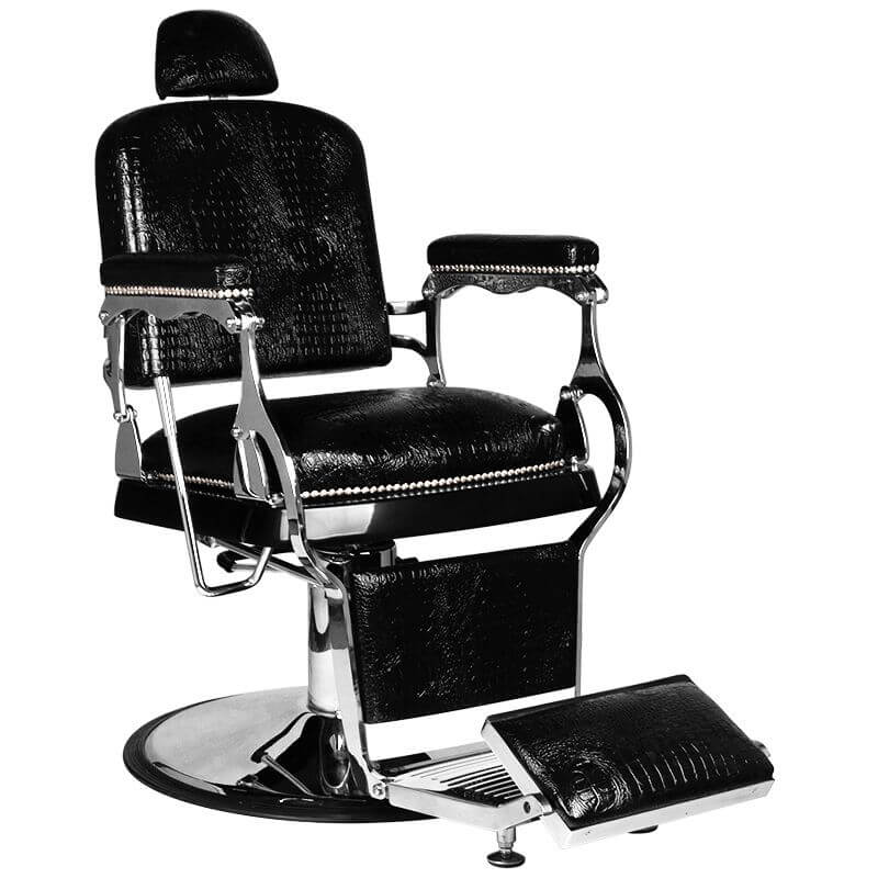 Kappersstoel Barber Gabbiano Alfredo Zwart 1