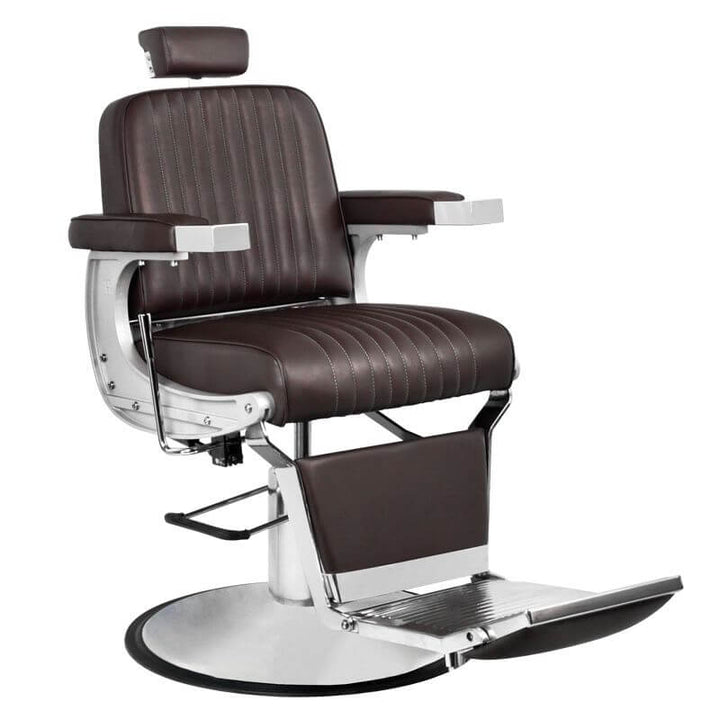 Kappersstoel Barber Gabbiano Continental Bruin 1