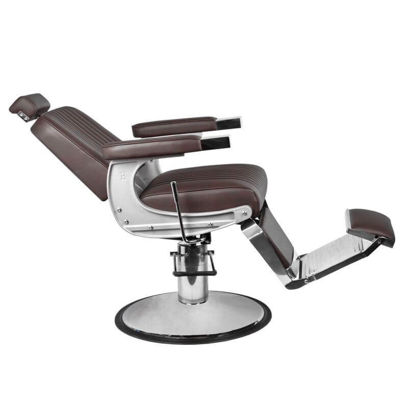 Kappersstoel Barber Gabbiano Continental Bruin 3