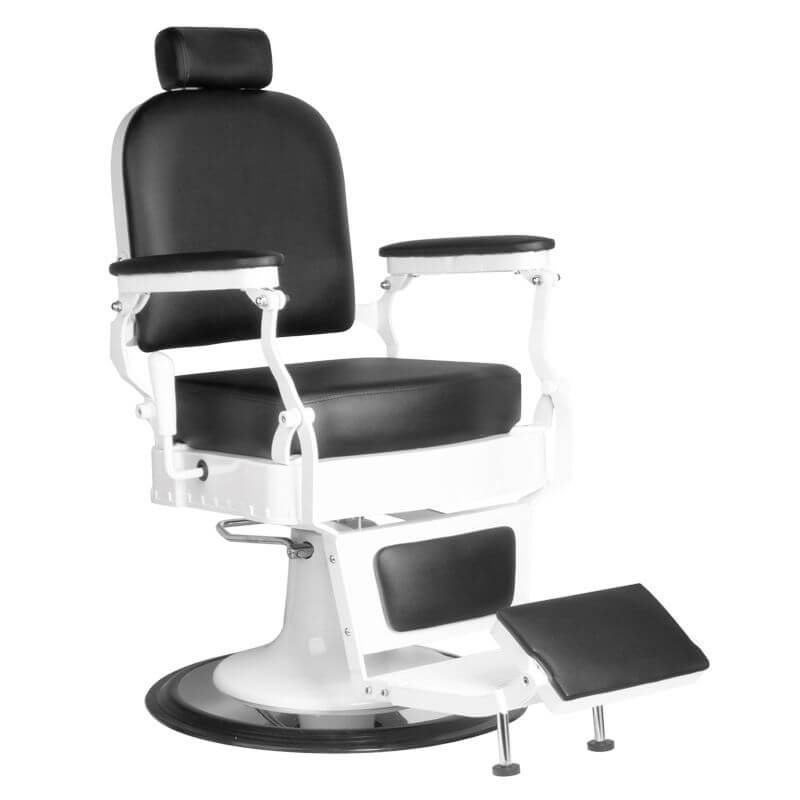 Kappersstoel Barber Gabbiano Fabrizio Zwart 1