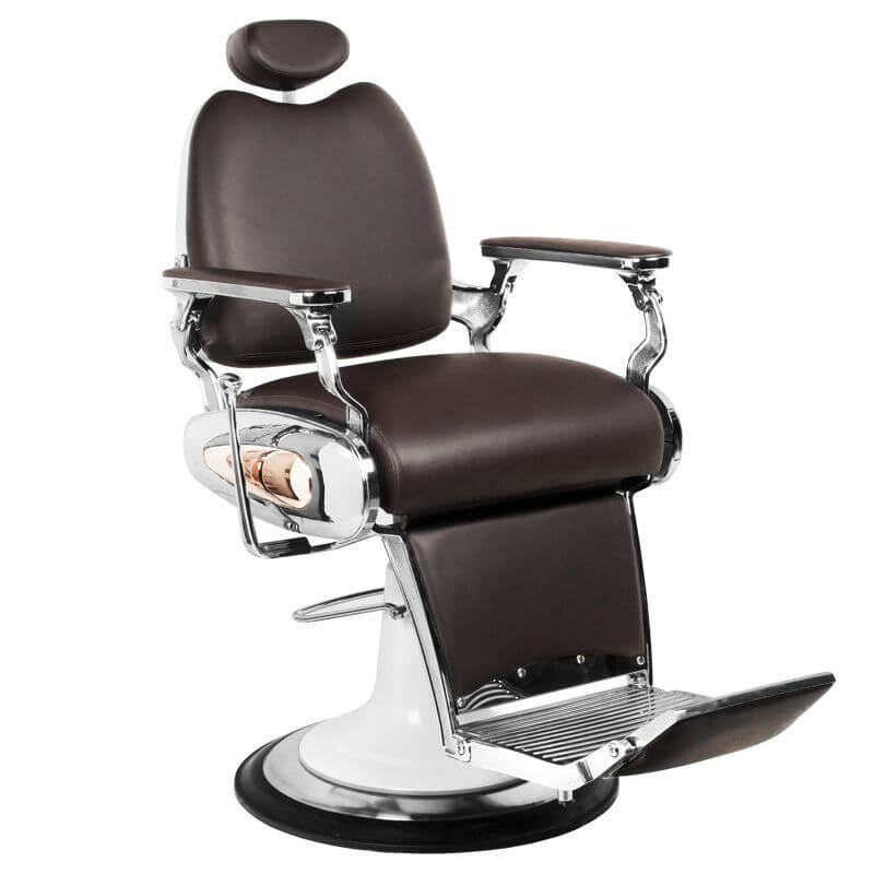 Kappersstoel Barber Gabbiano Moto Style Bruin 1