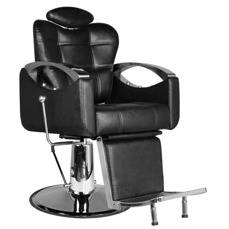 Kappersstoel Barber Hair System SM107 Zwart 1