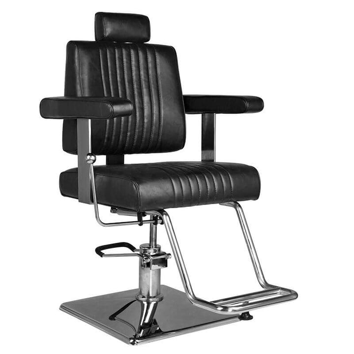 Kappersstoel Barber Hair System SM185 Zwart
