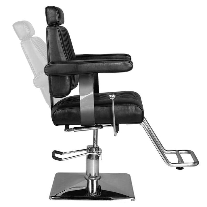 Kappersstoel Barber Hair System SM185 Zwart 6